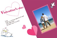 Birthday & Holiday photo templates Valentines Day Cards (9)